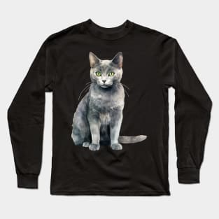 Korat Cat Long Sleeve T-Shirt